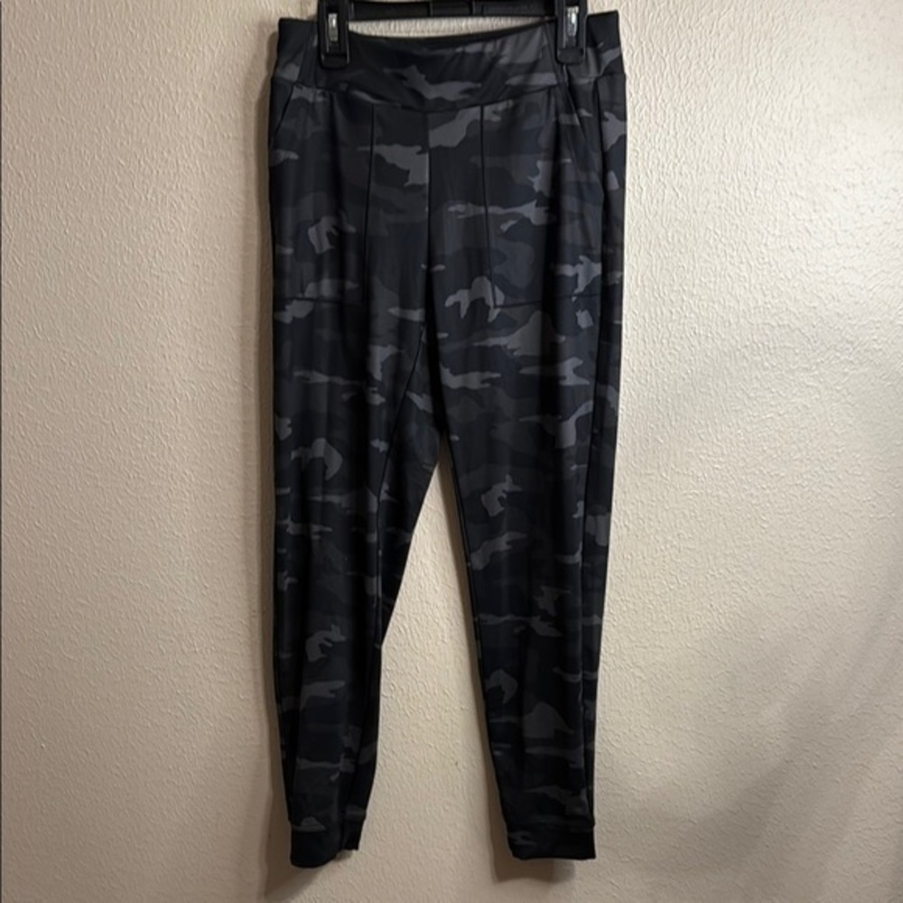 Black Camouflage Joggers